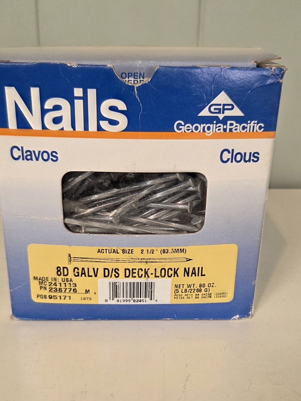Deck Nails 8 D